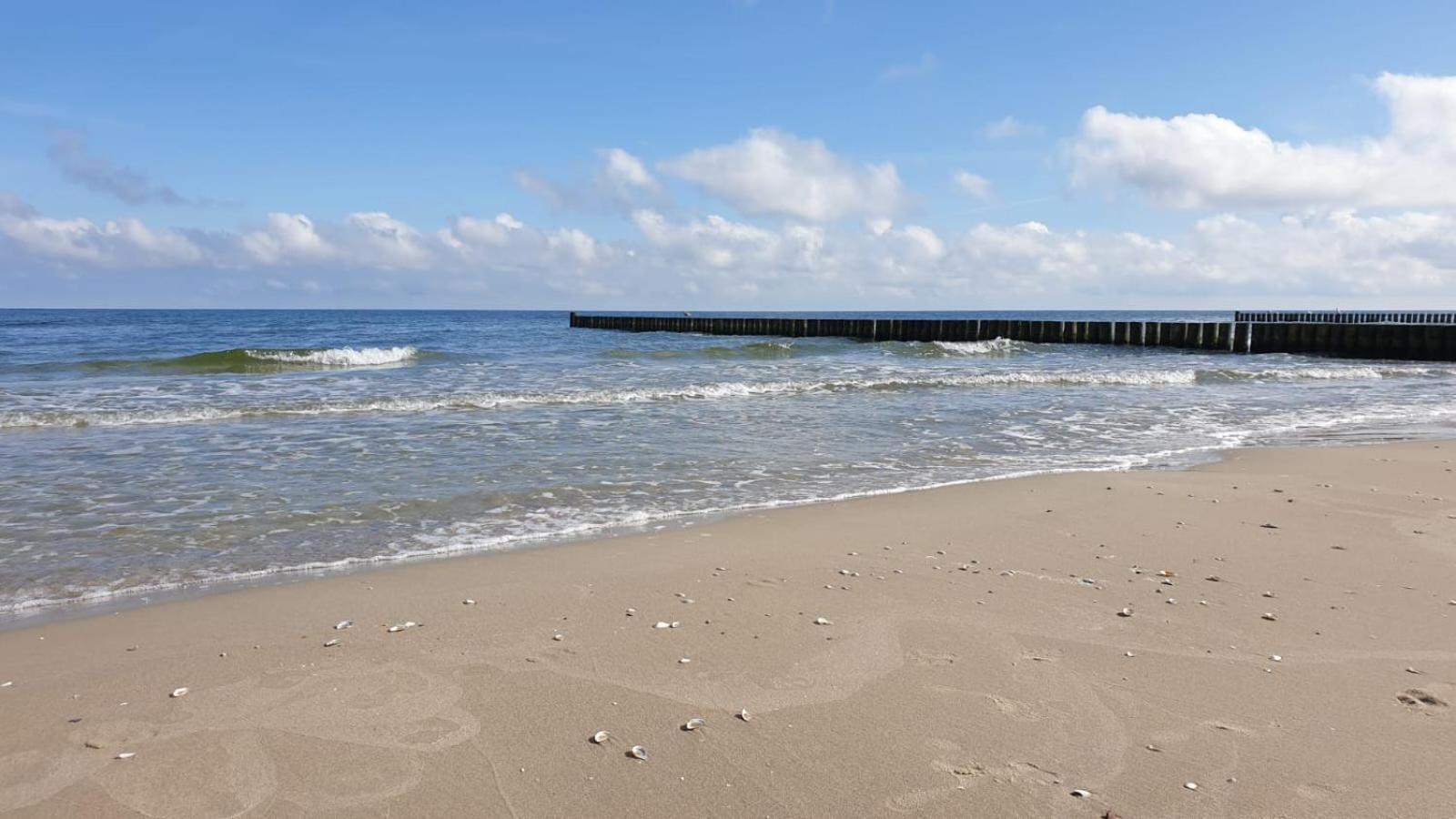 "Ab Zum Strand" Ferienwohnung Mit Balkon Цемпин Екстериор снимка